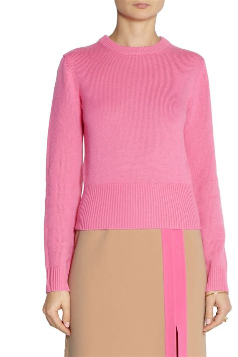 michael kors pink cashmere sweater|Michael Kors merino wool sweater.